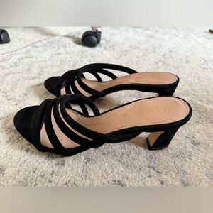 New Cole Haan Black Strappy Heels 8